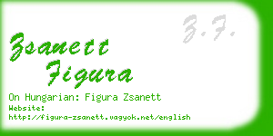 zsanett figura business card